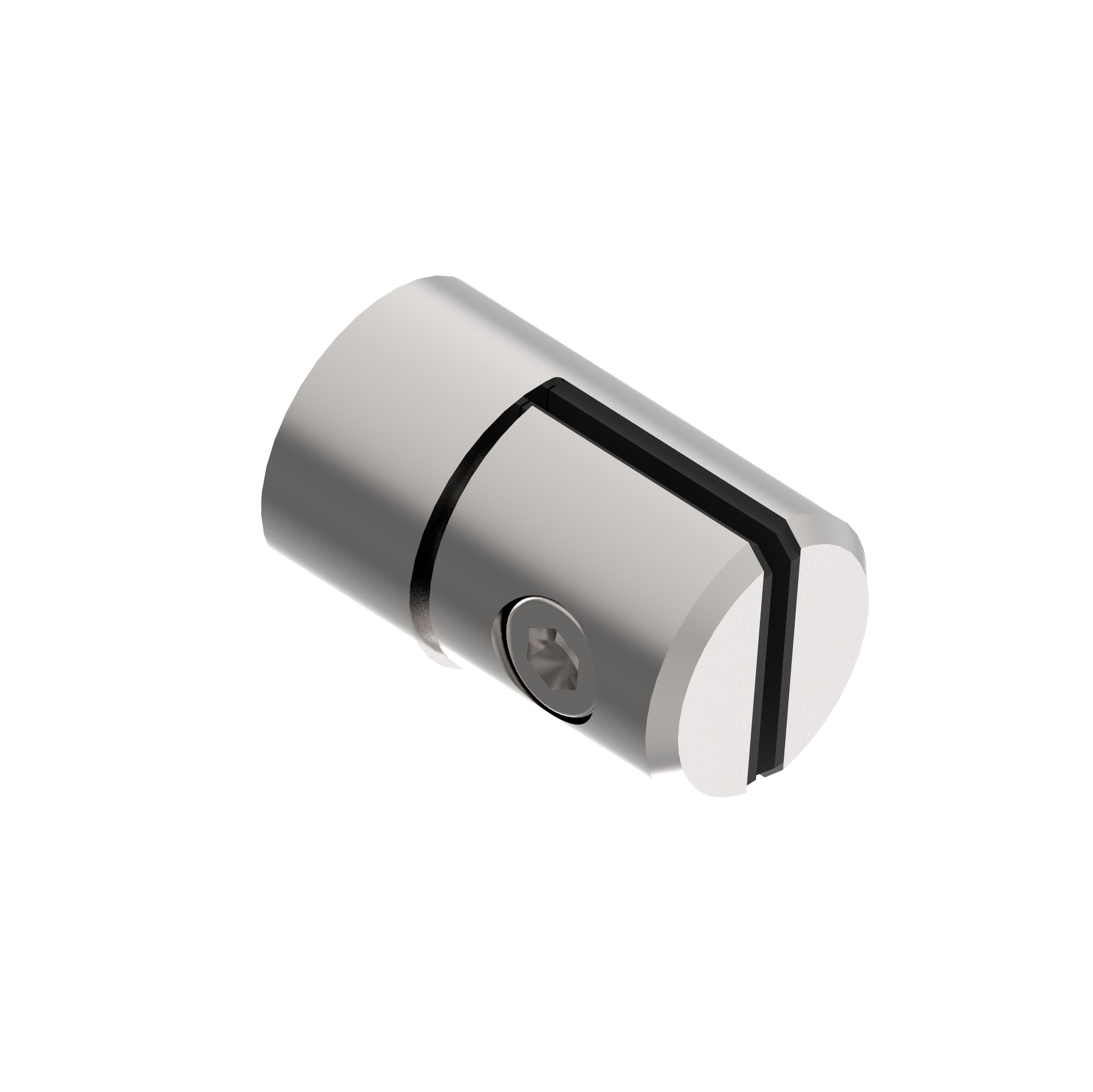 Blechhalter Ø 25 mm - fuer Anschluss- flach - V2A-12-2100-A.4