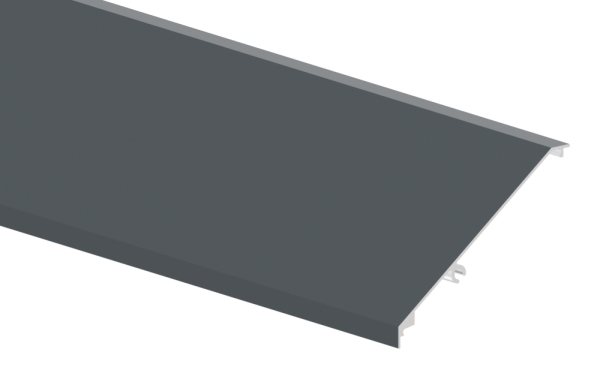 Design-Abdeckung fuer eleganza canopy- L- 6000mm- RAL 7016-88-11VDE-AB-6000.7016