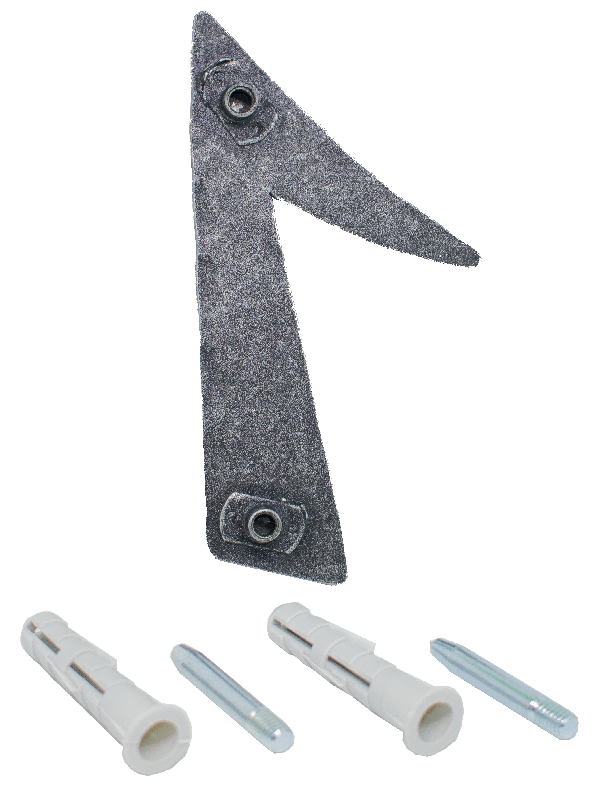 Hausnummer 1 - Abmessung 12x8 cm - Material 4 mm gehaemmert - Stahl -Roh- S235JR-30-3111.8