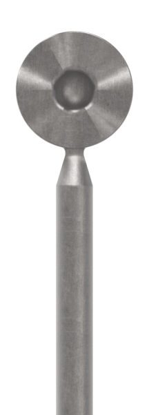 Zaunstab - Laenge- 1050 mm - Material Ø 12 mm - Scheibe - Stahl S235JR- roh-30-1280.8