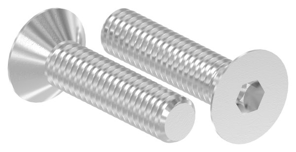 Vis à tête fraisée M6x25 mm V2A
