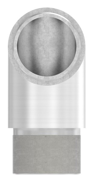 Coude d'angle 90°, pour tube rond Ø 33.7x2.0 mm V2A