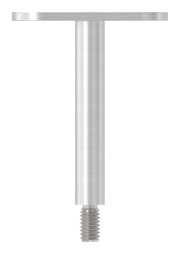 Goupille Ø 12mm avec plaque de retenue droite, V2A