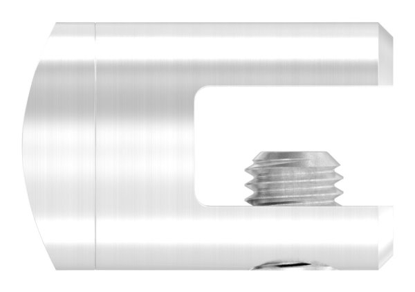 Querstab-Plattenhalter V2A Edelstahl Ø 25 mm – Anschluss 48-3 mm inkl- Schrauben-11-1663.4