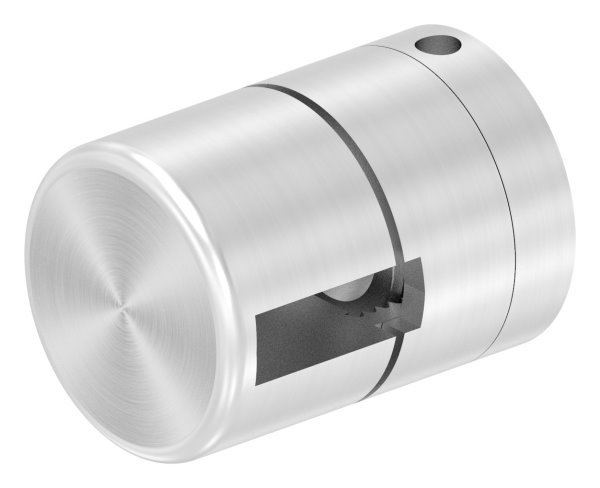 Support de base Brenk pour barre plate 20 x 6mm, V2A