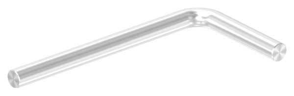 Support Ø 12mm, coudé à 90°, sans filetage, V2A