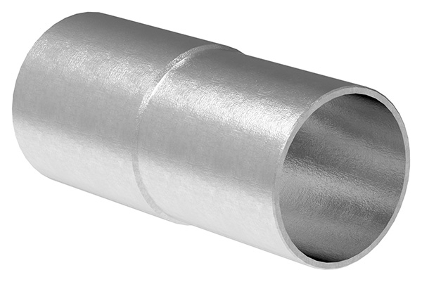 Steckverbinder V2A Ø 33-7 mm fuer 2-5 auf 2-0 mm Wand gerade L 65 mm-11-3351.4