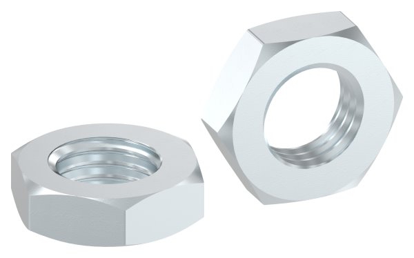 Ecrou hexagonal M20, forme plate