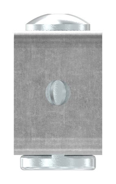 Charnière de portail M24 | réglable | à encastrer | acier (brut) S235JR