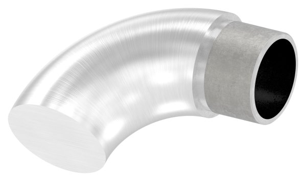 Embout 90° plat, pour tube 33.7 x 2.0mm