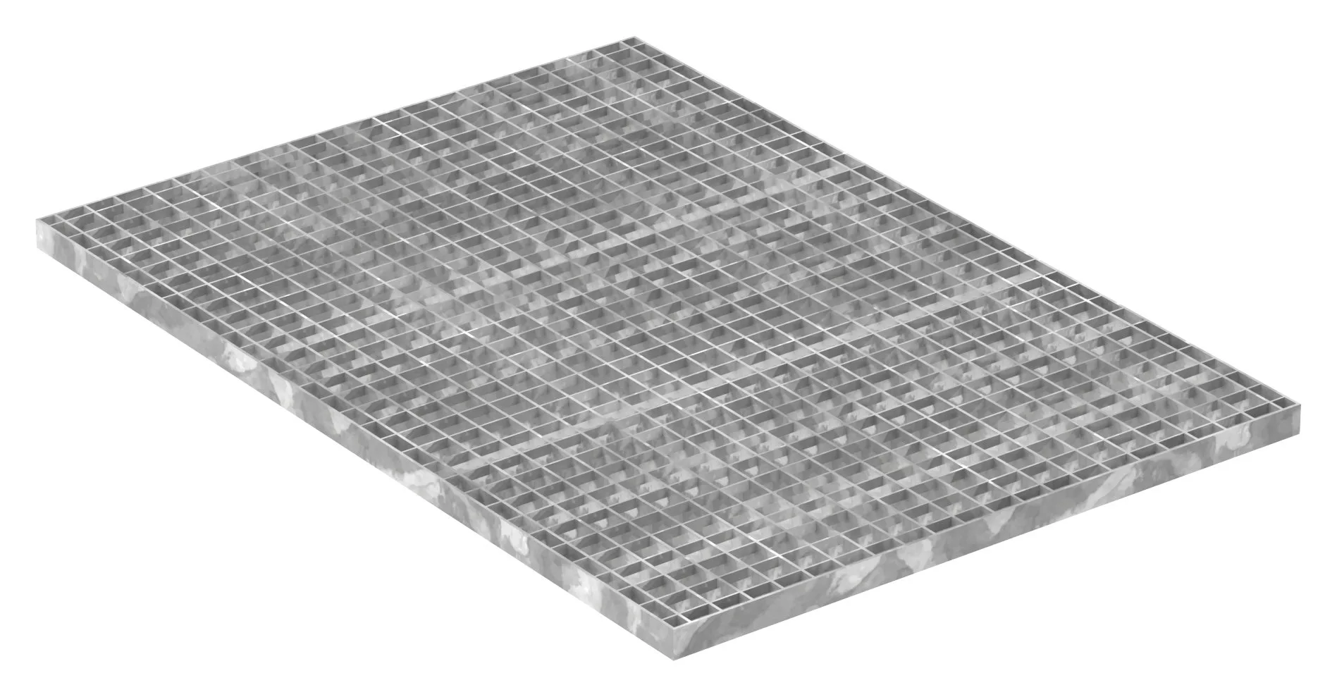 Industrie-Gitterrost - Masse- 1000x700x30 mm; MW 30-30 mm; 30-3 mm - S235JR -St37-2- im Vollbad feuerverzinkt-21-1007030303.7