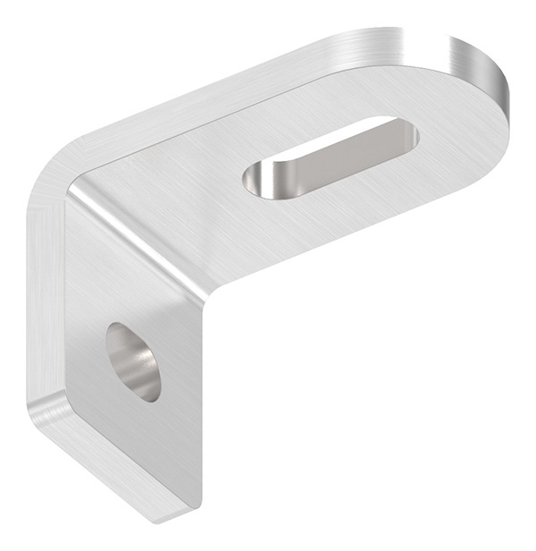 Winkel-Anschweisslasche Edelstahl V2A 60x40x30x6 mm mit Langloch-88-1154111-240G.90