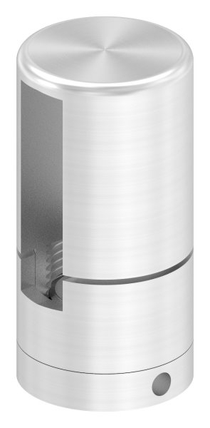 Support de base Brenk pour barres plates 40 x 10mm, ALU