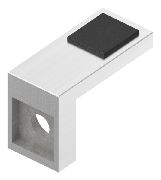 Porte-plaque | plaque de maintien | verrouillage de vitre pour verre plat V4A