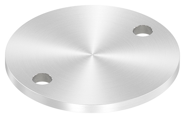 Ankerplatte Ø 100 x 6 mm mit 2 Bohrungen á Ø 11 mm V2A-11-2263R.4