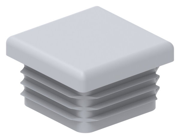 Capuchon plastique pour tube carré 30x30mm
