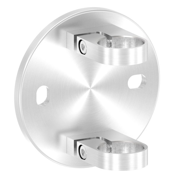 Wandbesfestigung Ø 150 mm  fuer Rundrohr Ø 42-4 mm - V2A-11-3055.4