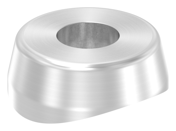 Pièce de compensation pour tube 33,7mm, Ø 18mm, avec trou 7mm, V2A