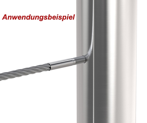 Edelstahlseil 7x7 - flexibel - Ø 6 mm - Preis pro Meter - V4A-11-2802.1