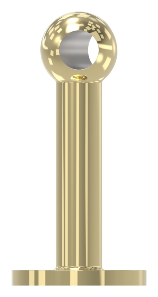 Support de canne à pêche, pour rond de 10 mm, angle de 45°, optique en laiton