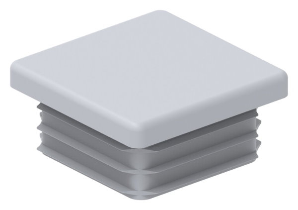 Capuchon plastique pour tube carré 40x40mm