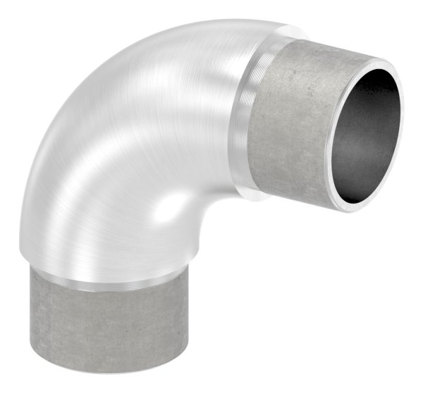 Coude 90° rond, pour tube rond Ø 33.7x2.0 mm V2A