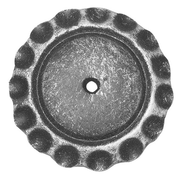 Rosace / Garniture | Ø 75x5 mm | Acier (brut) S235JR