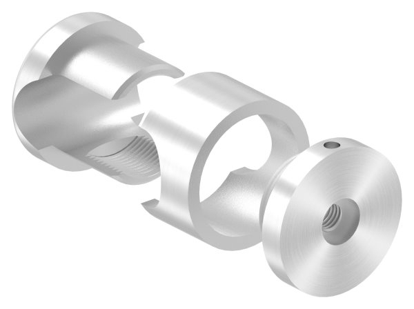 Support de base Brenk pour barres Ø 20mm, V2A