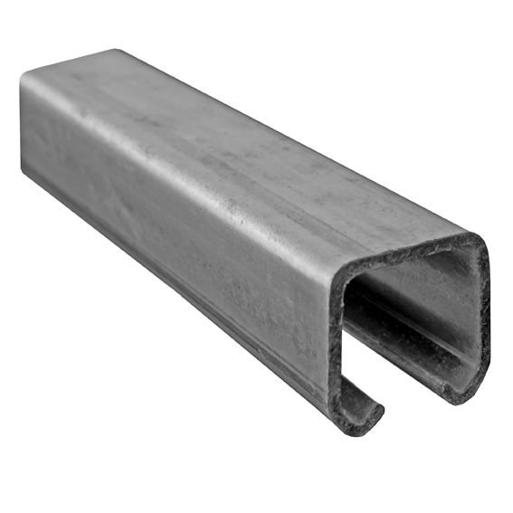 Laufschiene Edelstahl V2A 42 x 54 x 2-5 mm L=6000 mm fuer Schiebetore-89-11H81842X546000-A.4