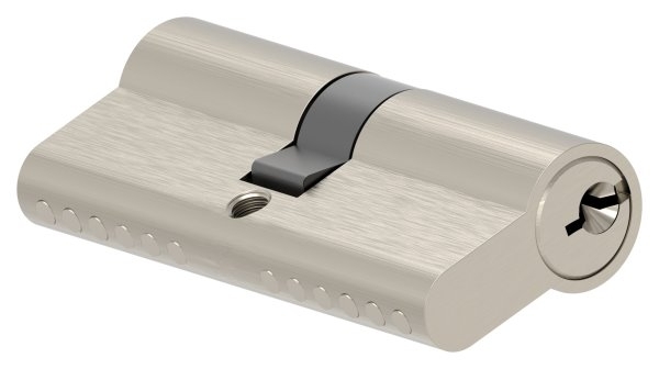 Zylinder Edelstahloptik 70 mm mit 3 Schluessel-11-3956.2