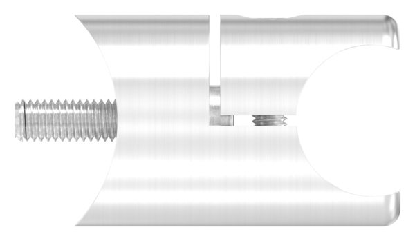 Halter fuer rundes Klemmprofil 21-3mm Anschluss- 42-4mm- V2A-88-1155353-240.42