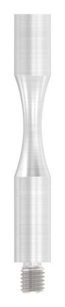 Goupille | dimensions : 81x12 mm | pour pliage | avec filetage extérieur et intérieur | V2A