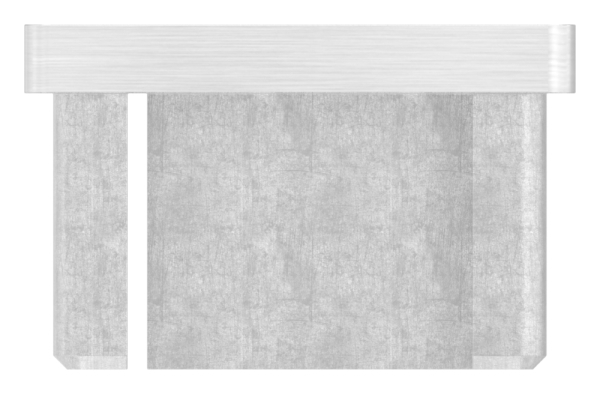 Einsteckkappe V4A Edelstahl fuer Rechteckrohr 40 x 30 x 2-0 mm-11-2409.1
