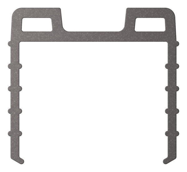 Joint à coin verre 20,76 - 21,52mm, pour rainure 24 x 24mm, longueur 6m, EPDM