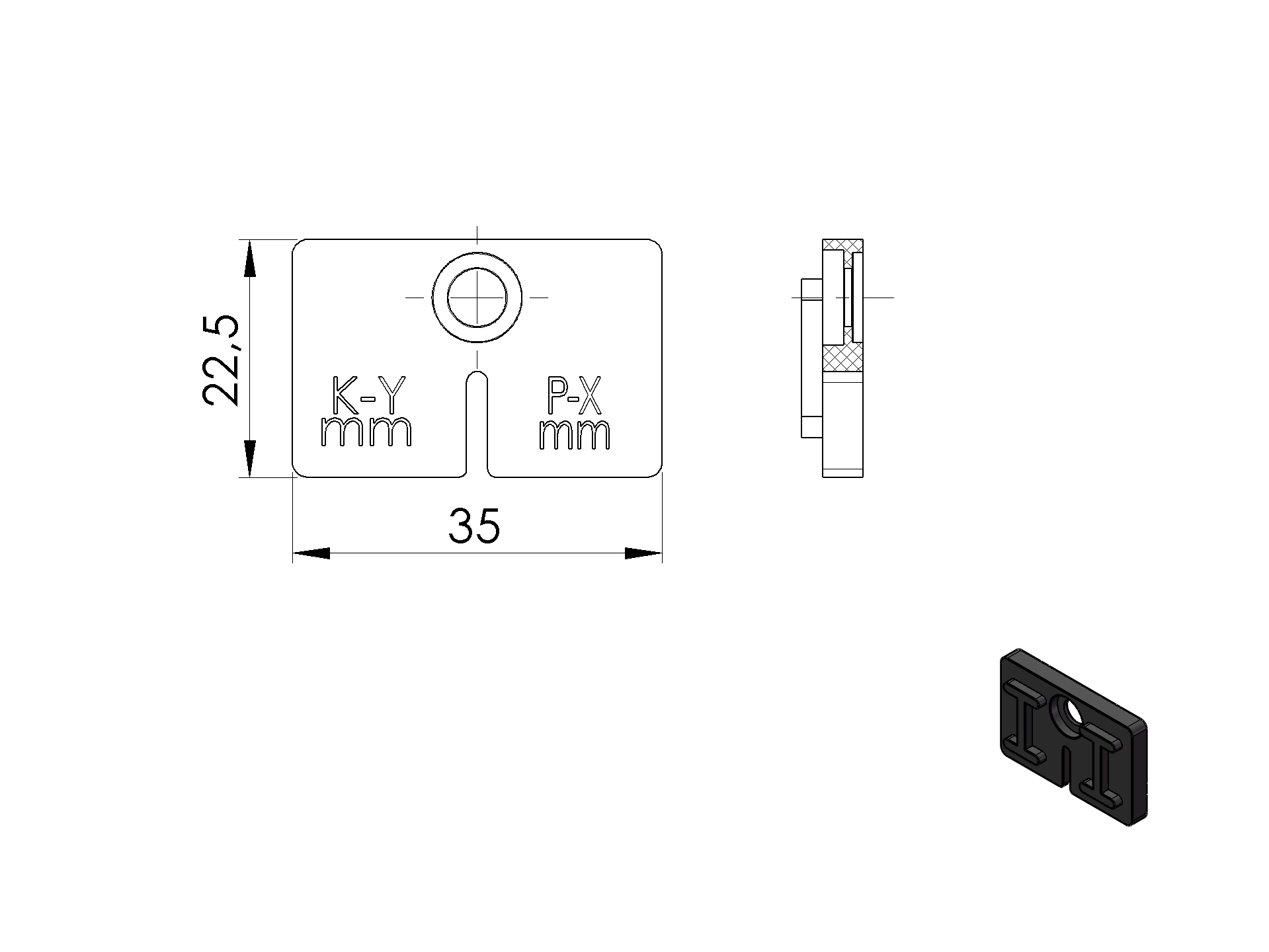 Glasklemme Modell 230P- 4er Set inkl- Gummi- Anschluss flach oder Ø 42-4 mm- V2A- V4A- Zink- Schwarz-18-MODELL230P-1-7.11