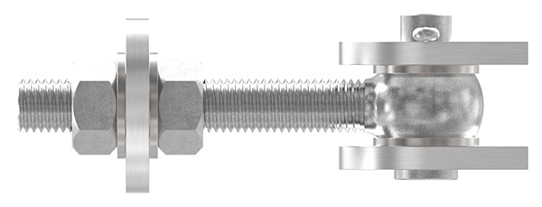 Charnière de portail | M20 | 180° | réglable | V2A
