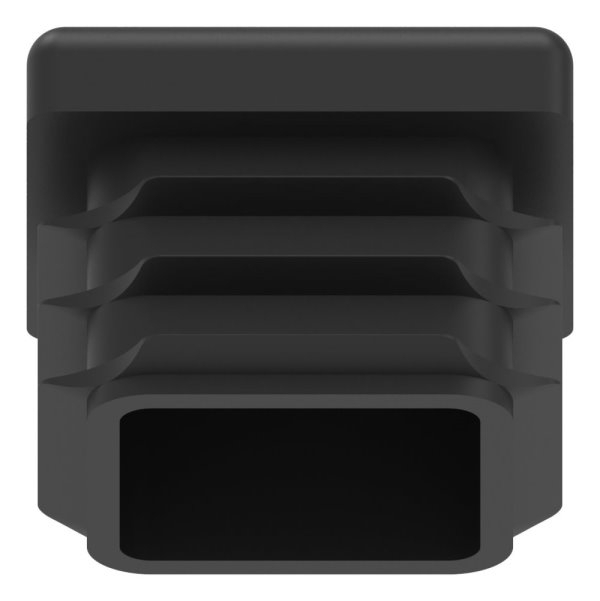 Capuchon plastique pour tube carré 25x25mm