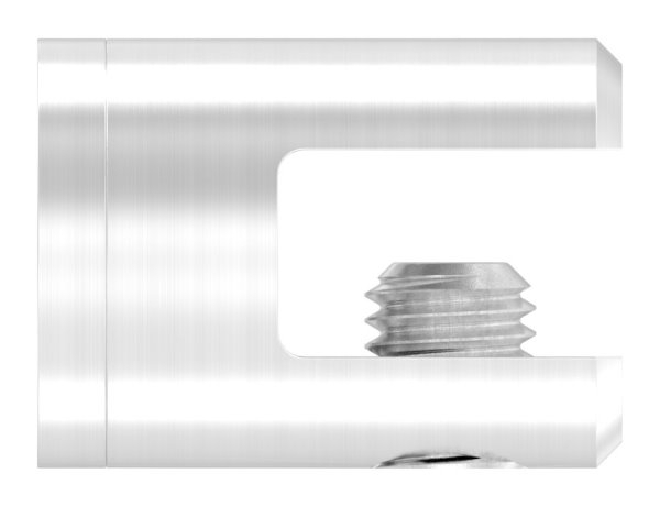 Querstab-Plattenhalter V2A Edelstahl Ø 25 mm – Anschluss FLACH inkl- Schrauben-11-1660.4
