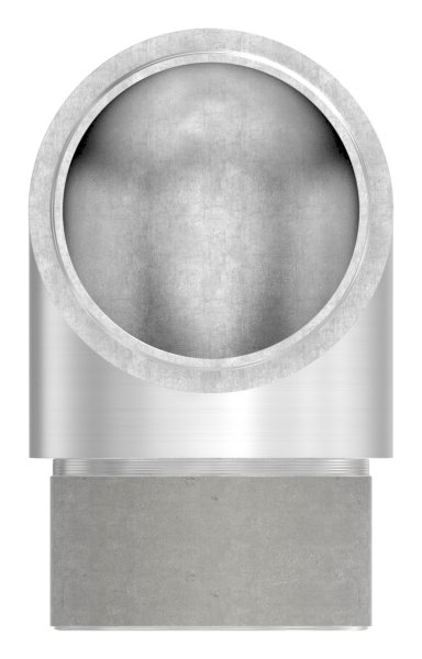 Coude 90° étroit, pour tube rond Ø 42.4x2.6 mm V2A