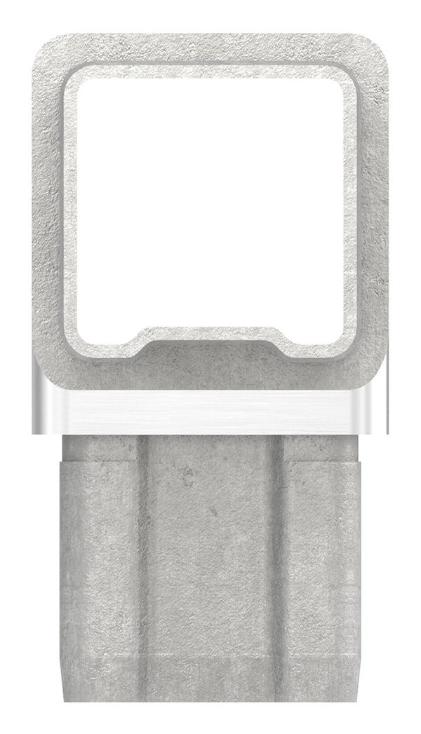 Connecteur pour tube 40x40x3mm, V4A