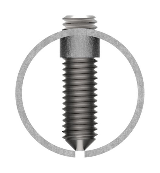 Manchon de raccordement pour tube rond Ø 33,7x2,5 mm V2A