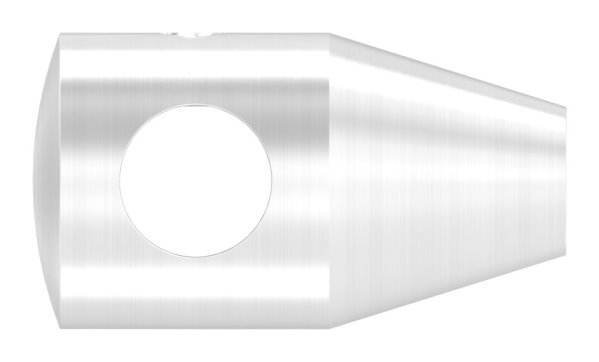 Querstabhalter V2A Edelstahl – konisch -Design- mit M6 Gewinde fuer Rundstaebe 10 mm-11-1080.4
