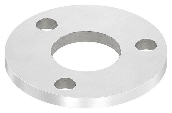 Ankerplatte Ø 100 x 8mm- mit Laengsschliff- V4A-88-1154106-V4A.8