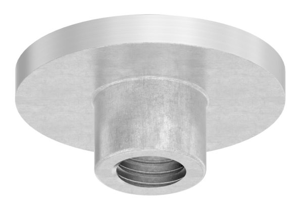 Plaque plate avec M10 pour tube Ø 33,7 mm V2A