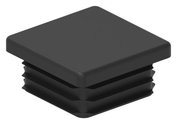 Capuchon plastique pour tube carré 40x40mm