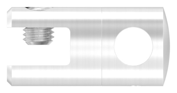 Support de plaque de barre transversale Ø 25 mm avec trou 12,2 mm