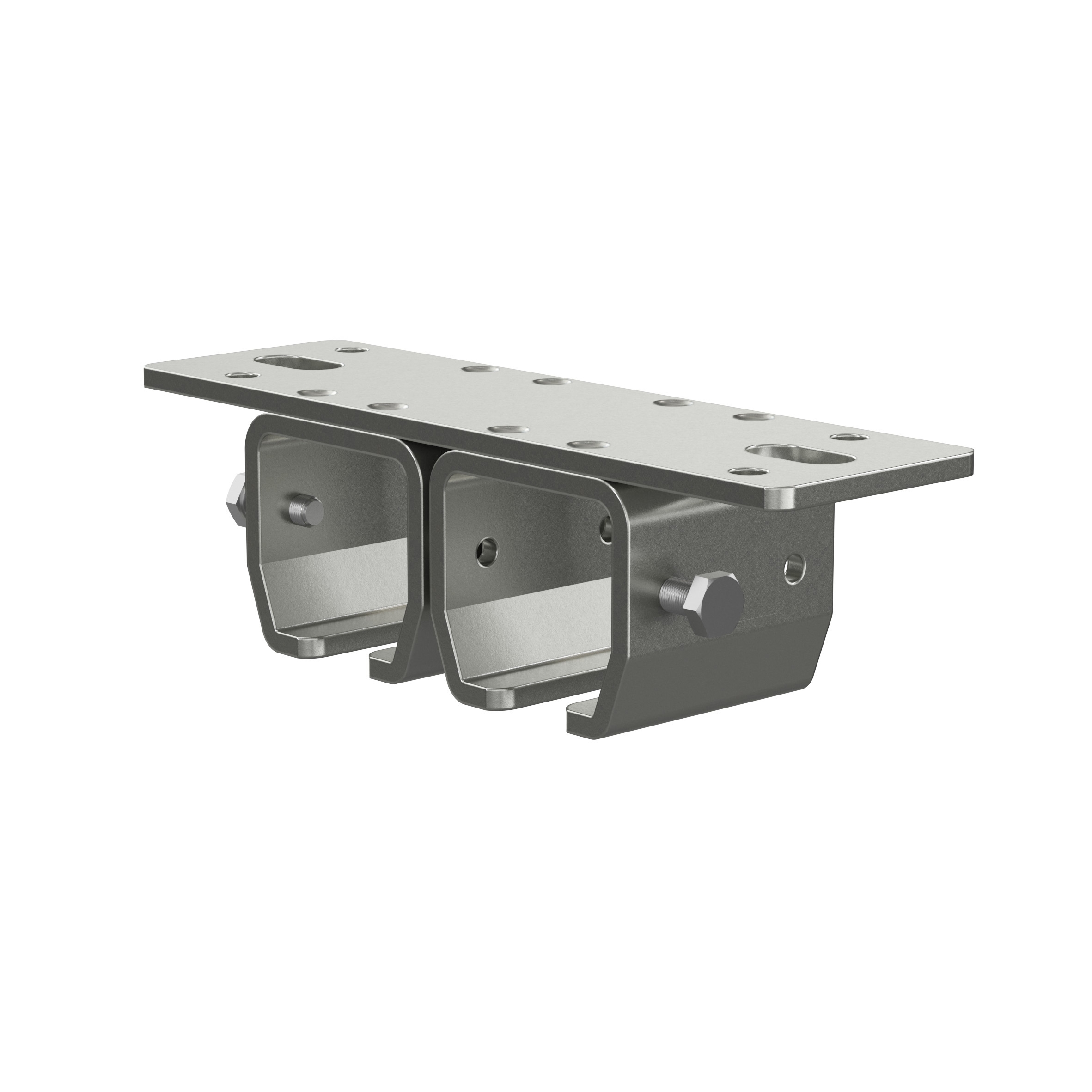Fixation double au plafond taille 1, prises avec/sans écartement