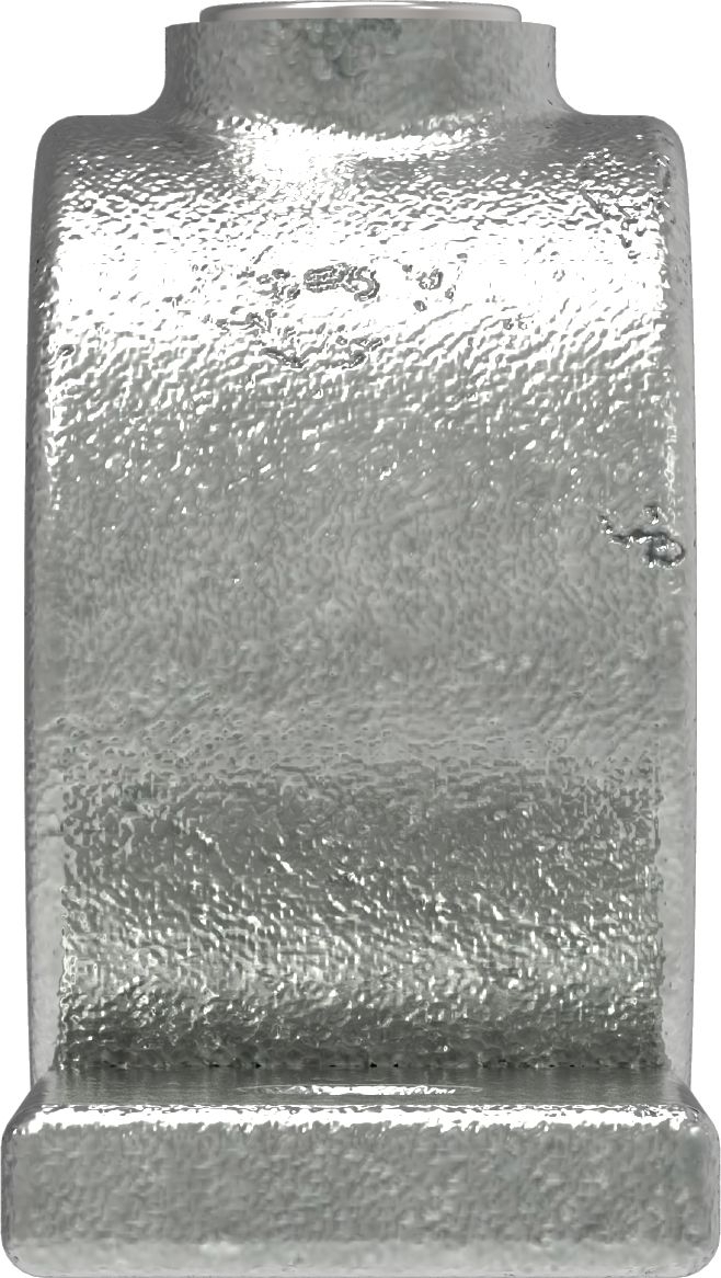 Raccord pour tuyaux | Anneau de montage avec bride 2 trous | 198A27 | 26,9 mm | 3/4" | Fonte malléable et électrozinguée