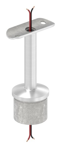 Rohrabschlussstopfen V4A fuer Rohr Ø 42-4 mm Stift Ø 14 mm LED Handlauf-88-1160421-V4A.LED