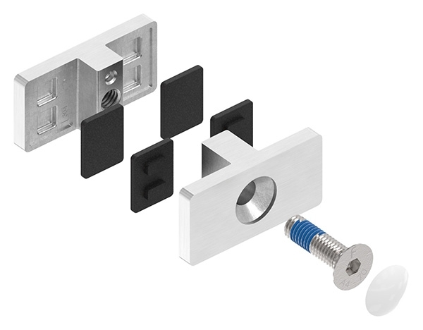 Glasausrichter - fuer Glas- 16-76-17-52 mm - V2A-12-4036.4